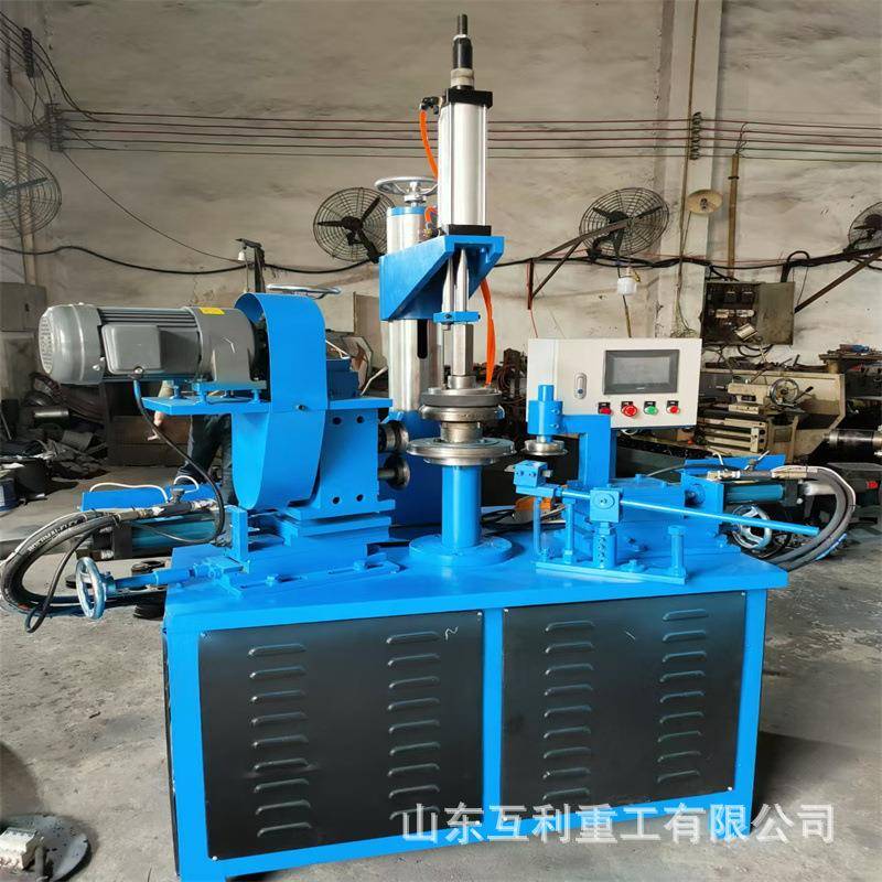 液压翻边机不锈钢圆管弯头反边机全自动数控白铁皮圆风管卷边机