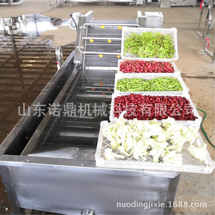 茄子清洗速冻设备 清洗风干沥水机价格 诺鼎一年保修