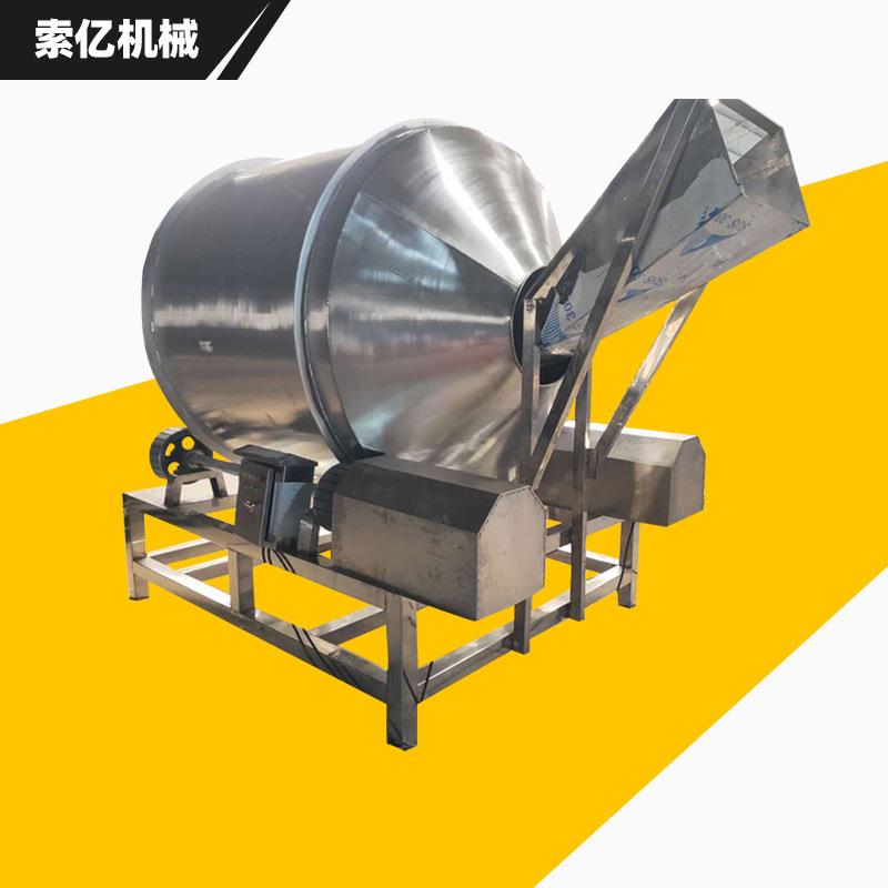 304材质酱菜混合搅拌机 不锈钢滚筒搅拌机 酱菜辣椒酱杂粮混料机