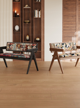 复古实木软包长条凳家用餐厅餐凳客厅餐桌凳长凳家用凳卧室床尾凳