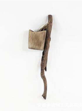 厂家销售树干植花盆栽肉绿器摆件挂件CF18700民宿客厅容餐多厅创