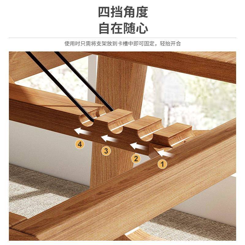 实木桌可折叠飘窗电脑桌日式榻榻米小茶桌家用阳台书桌床上小桌子