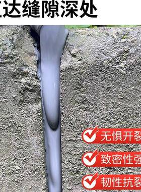 水干泥面裂FBB缝修补剂屋混顶防水补漏灌缝胶卫生间泥土地漏水速