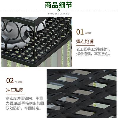 1长花欧挂式阳台花架铁艺m栏杆LVE悬挂式盆架壁绿萝多肉花架
