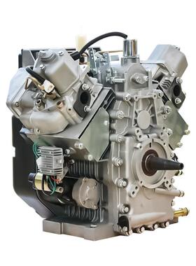 冷柴油发四动机电启动程双缸冲风HD2V10HD2V1000静音配机无油箱