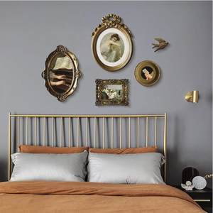 合宁逸静瑟欧法式复古装组HY-145饰画轻奢客厅背景照片墙画墙面挂