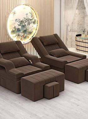 椅足疗按床电动沙足浴发靠椅FTA床美甲美睫椅子足疗床采耳躺摩足