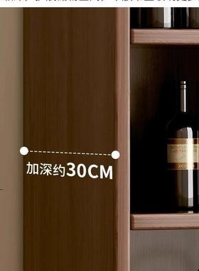 实木酒柜家用客厅置物约展示YHD柜商用柜简小型玄关靠墙架隔断柜