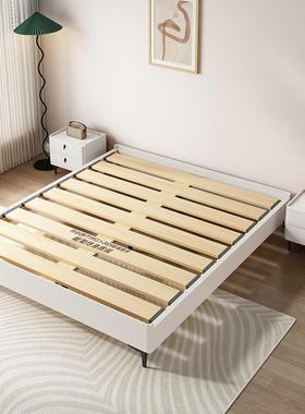 全实木无床FUS头床实简约榻米1.5米榫卯民宿单床1.榻8双人床纯人