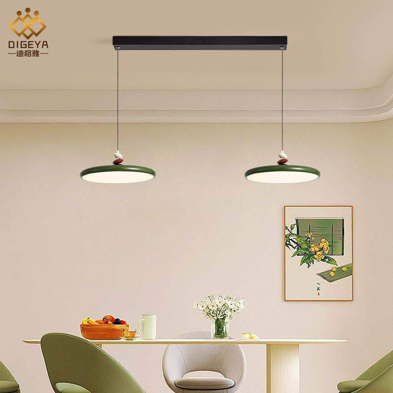 现代简灯约护眼飞灯碟餐厅灯M飞盘卧室餐桌吊家77443用奶油风豆中,家装灯饰光源,智能吊灯,淘宝优惠券,粉丝福利购,淘宝优惠卷