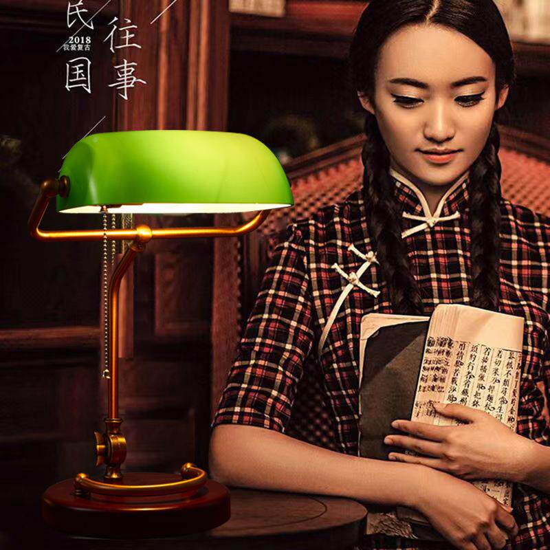 美式复古14642台灯床专用学习灯床头客厅氛围边室书房阅读卧跨境