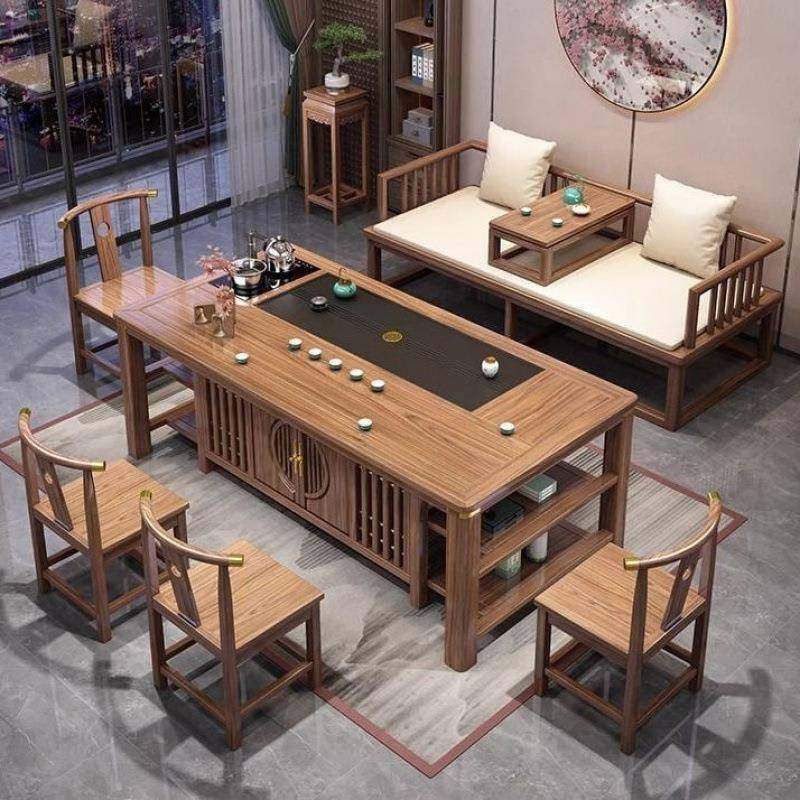 汉床茶桌中椅组罗合新式实家用办公室木茶几HMI现代简约功,电子元器件市场,其它元器件,淘宝优惠券,粉丝福利购,淘宝优惠卷