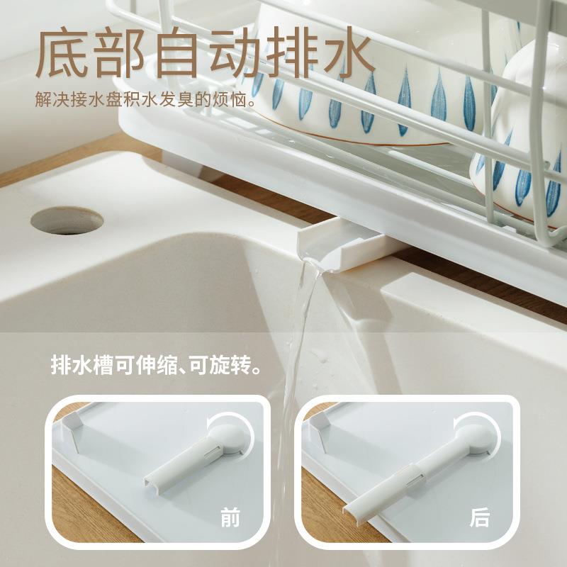 家用厨房沥水碗架台面碗柜滤水置物架收纳篮碗碟沥水篮放碗筷餐具