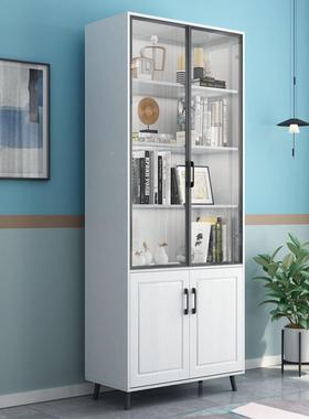 书柜玻璃NEU门橱轻奢二四5书门小户型书房置物书三架储物柜组合架