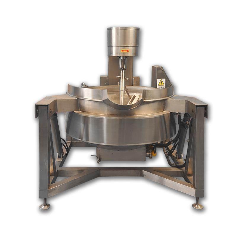 行星搅拌炒锅火锅底料炒料机商用电加热夹层锅酱料全半自动翻炒锅