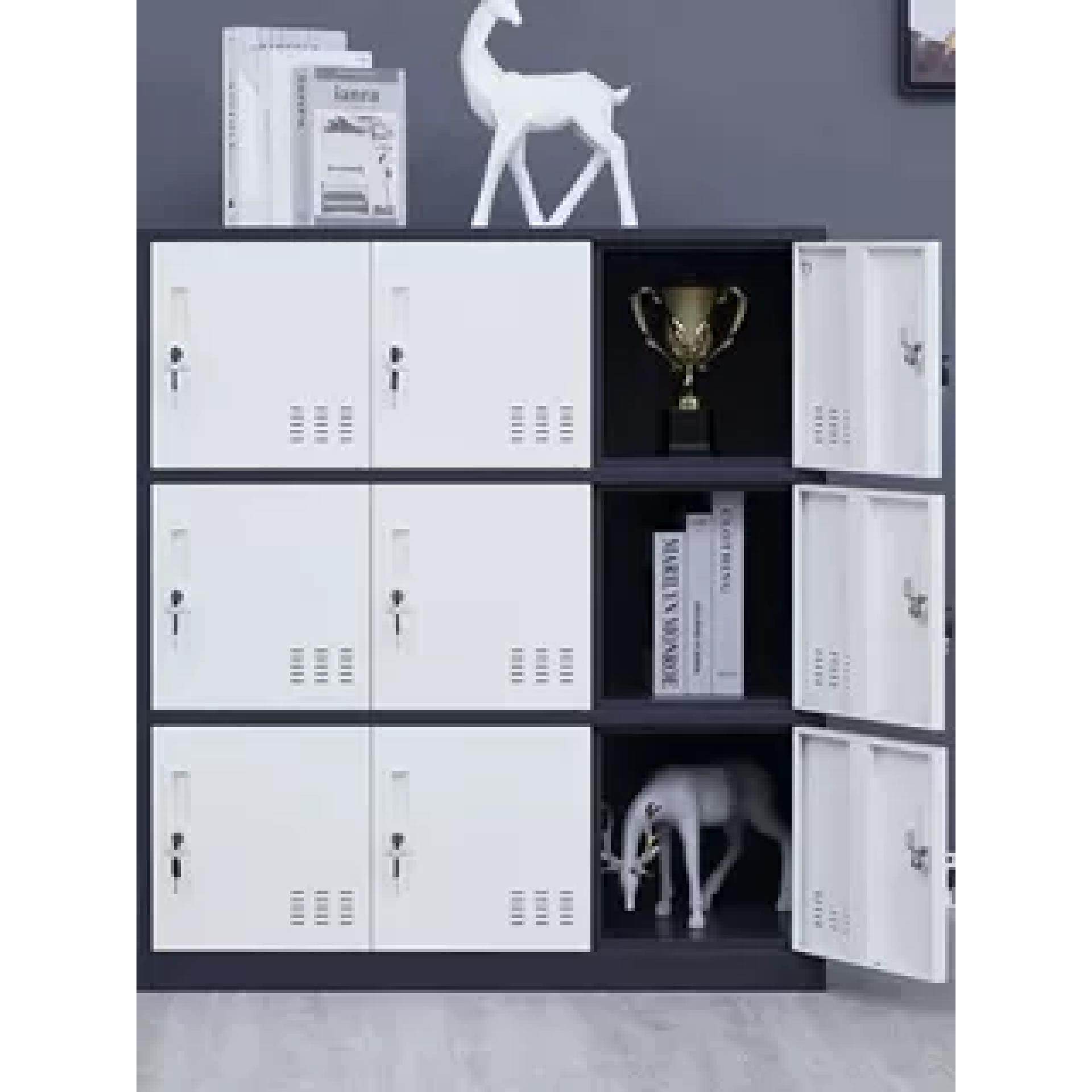 铁皮带锁员工更衣存包柜健身多门储物柜学生教室书包柜收纳柜钢制,商业/办公家具,更衣柜,淘宝优惠券,粉丝福利购,淘宝优惠卷