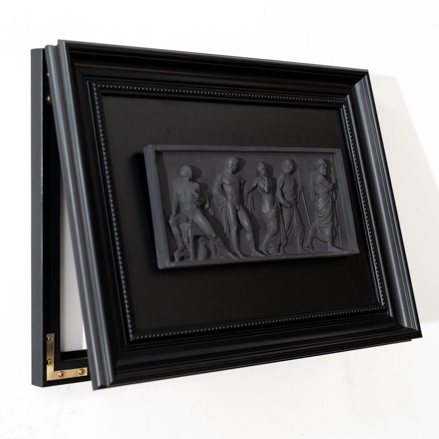 中古风电表箱电表盒遮挡水泥立体浮雕塑装饰画 画黑色配电箱盖板