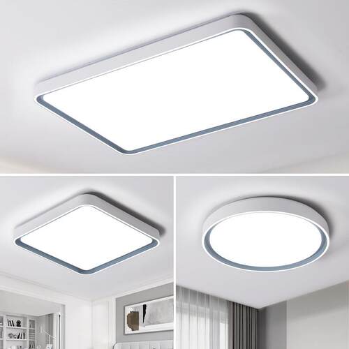 客厅灯2026年新款流行LED吸顶灯具现代简约大气极简风北欧卧室灯