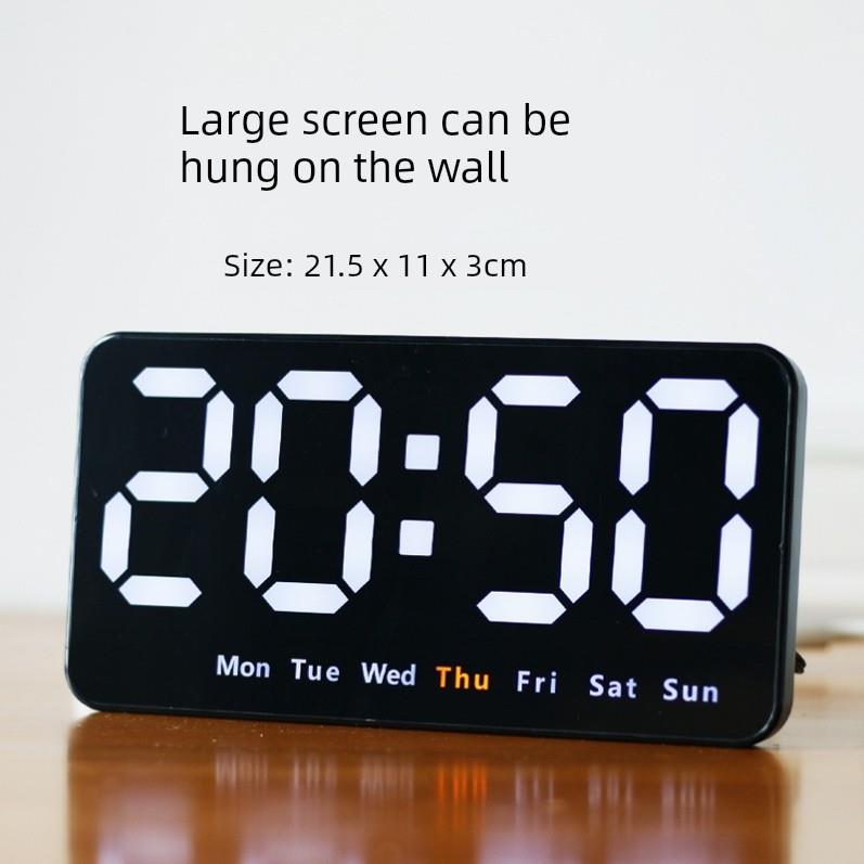 电子时钟数字时钟壁挂式长亮Led大屏幕时间显示桌面时钟夜光墙