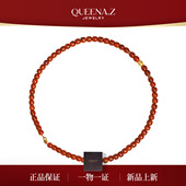 QUEENA.Z 2025新品 设计师系列女士牛血红DIY项链项链HH340323004