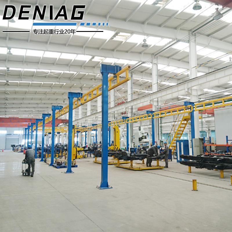 江苏厂家组合式轻小型起重0.5T柔性组合轻轨吊单梁行车轻型起重机