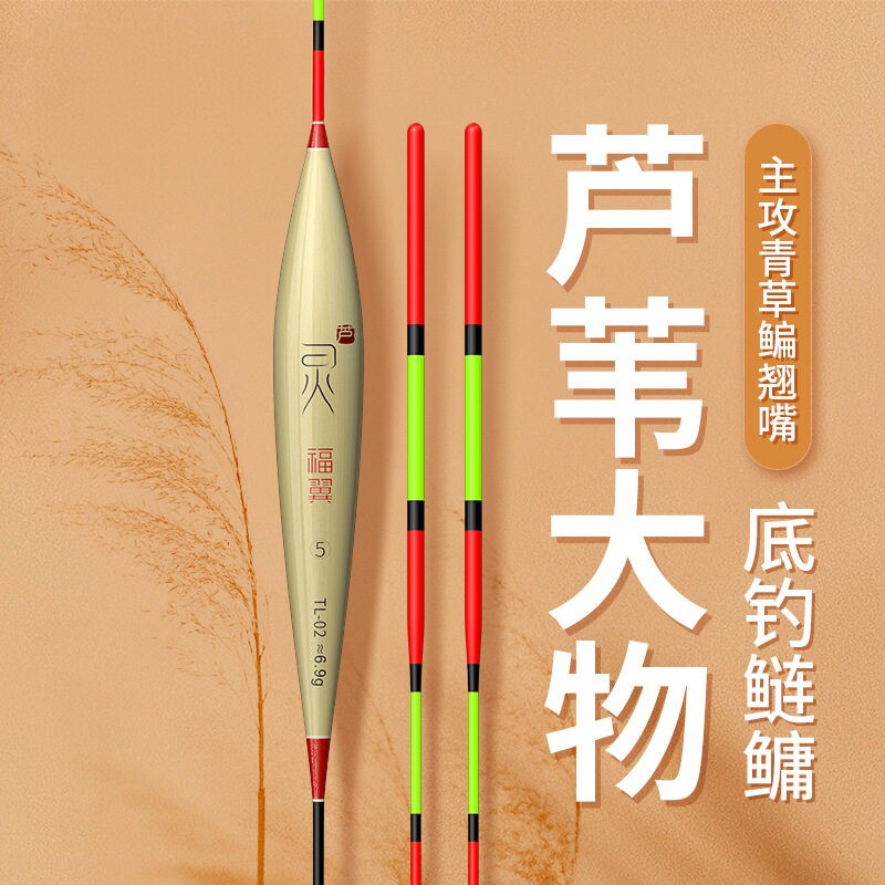 黄金眼芦苇大物漂鲢鳙青草鱼翘嘴鱼漂高灵敏加粗醒目优质芦苇浮漂