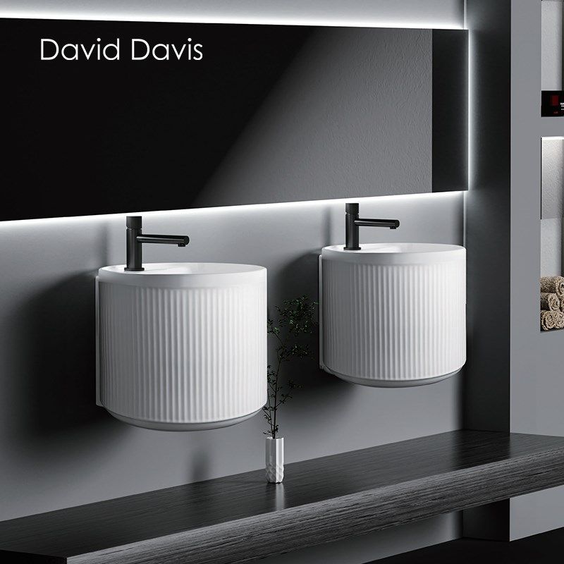 阳台挂墙式洗手盆一体壁挂洗脸盆小户型卫生间加深陶瓷悬空洗手池,家装主材,挂墙式洗脸盆,淘宝优惠券,粉丝福利购,淘宝优惠卷