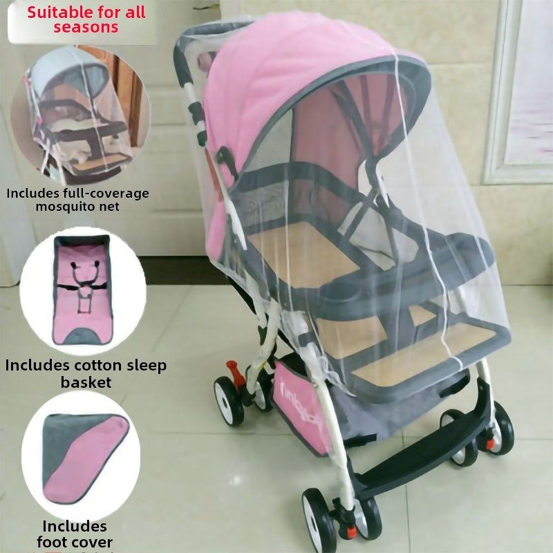 婴儿车新生儿超轻折叠婴儿车透气网可以坐和躺夏季儿童婴儿车婴儿,婴童用品,四轮推车,淘宝优惠券,粉丝福利购,淘宝优惠卷