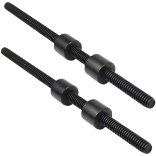 梯形丝杆六角螺母圆螺母45#钢粗牙方扣T形扣螺杆螺母套装现货供应