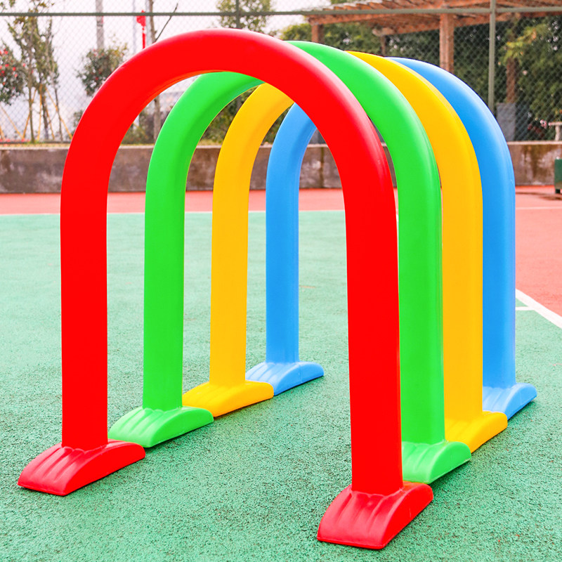 幼儿园室内钻洞小孩玩具拱形门户外活动宝宝锻炼感统训练体育器材