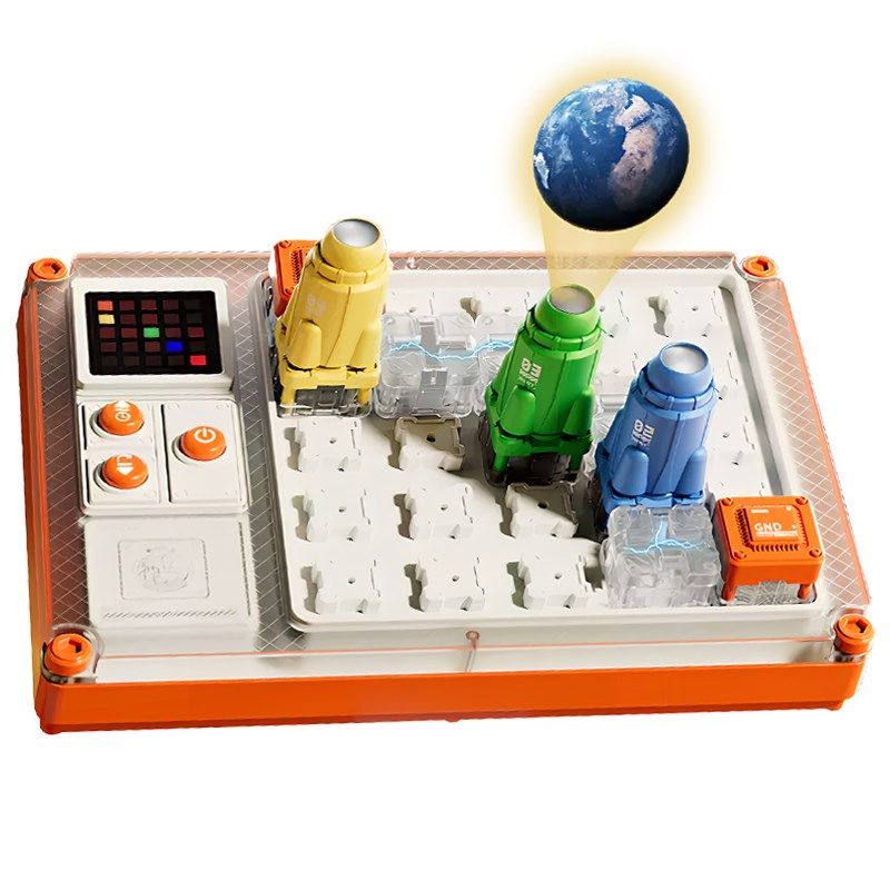 潮玩儿童电路积木玩具科学实验物理6-8-12岁益智小学生男孩10生日