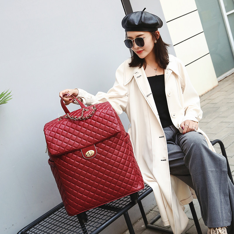 旅行箱女网红拉杆包万向轮20寸登机手提短途出差小行李箱红色轻便