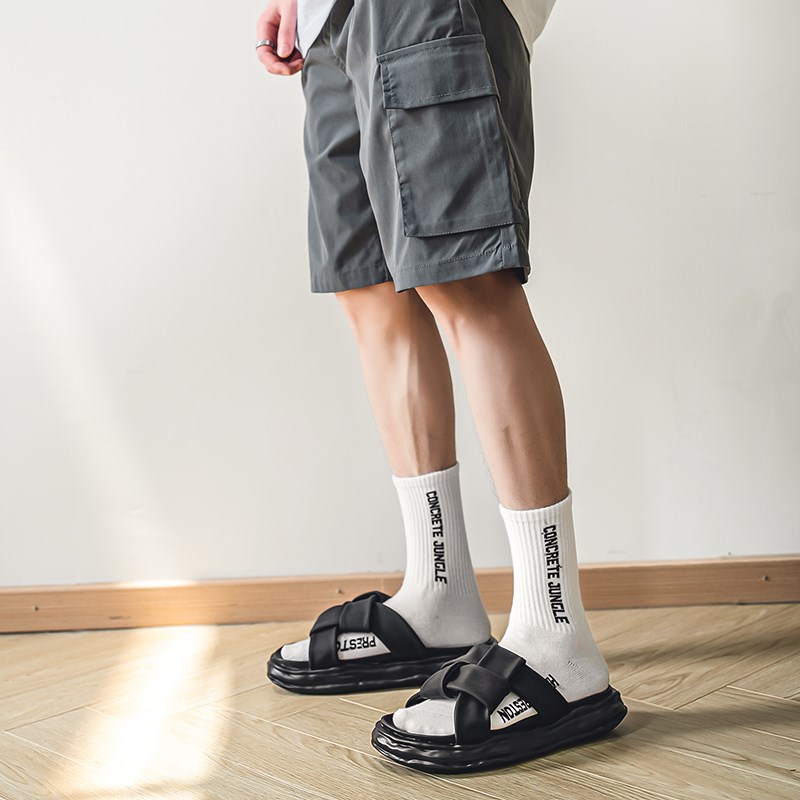 拖鞋男夏季外穿男士凉鞋2024新款潮流户外运动凉拖男鞋沙滩一字拖