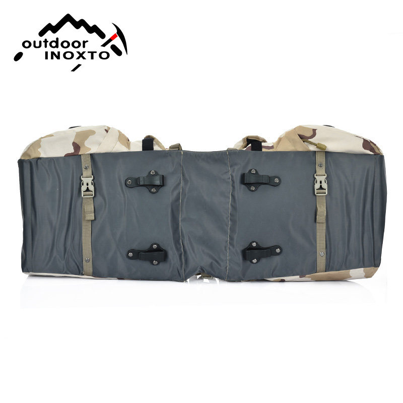 自行车山地车后座包驮包后架包长途川藏线骑行包装备驼包50L防水