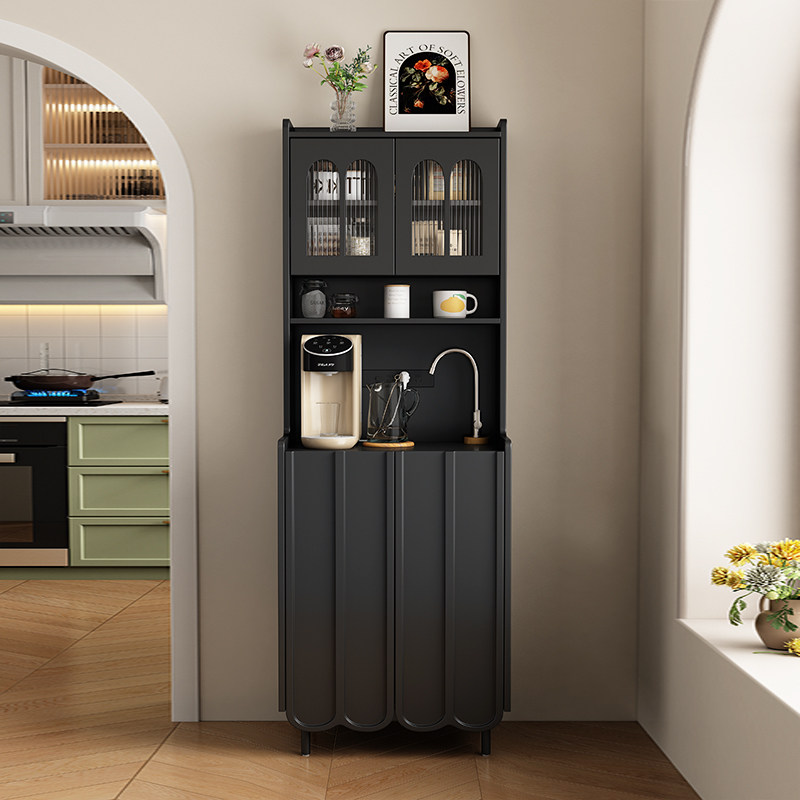 实木餐边柜客厅边柜储物柜一体靠墙置物柜M厨房收纳茶水柜咖啡机