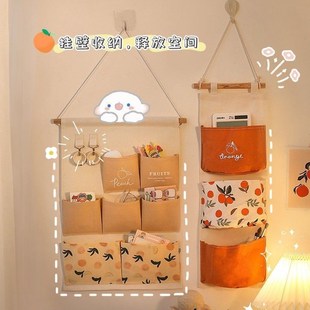 家用整理袋衣柜挂墙收纳袋大容量 收纳挂袋挂布艺包包收纳袋挂墙式