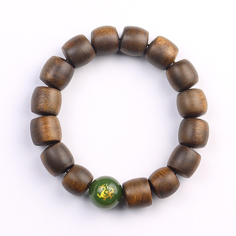 五行缺木补木饰品沉香木手链喜木属木风雷益木卦青龙手串甲木乙木