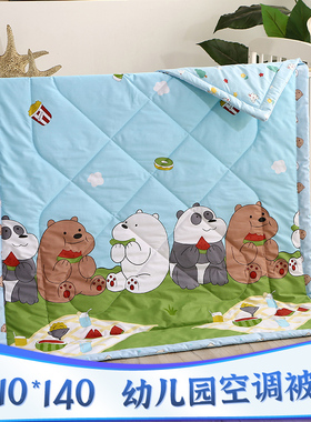 幼儿园全棉被子110x140cm夏天空调被1.1x1.4米婴儿夏凉被儿童被芯