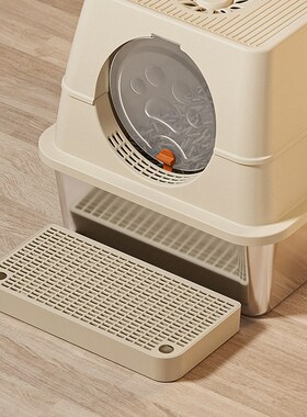 猫砂垫防外溅防带砂垫子双层过z滤防带出猫咪踏板漏控砂垫宠物用