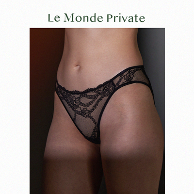 LeMondePrivate「薄物Misthing」性感蕾丝轻薄网纱内裤