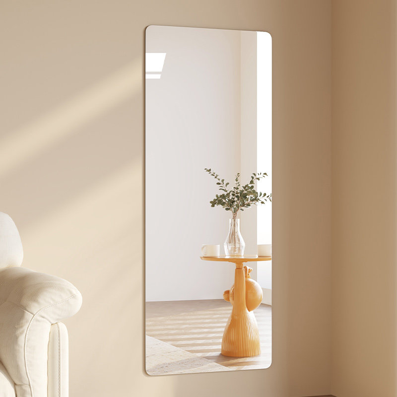 免打孔全身镜壁挂式玄关穿衣镜挂墙贴柜门玻璃镜子贴墙自粘试衣镜,住宅家具,穿衣镜,淘宝优惠券,粉丝福利购,淘宝优惠卷