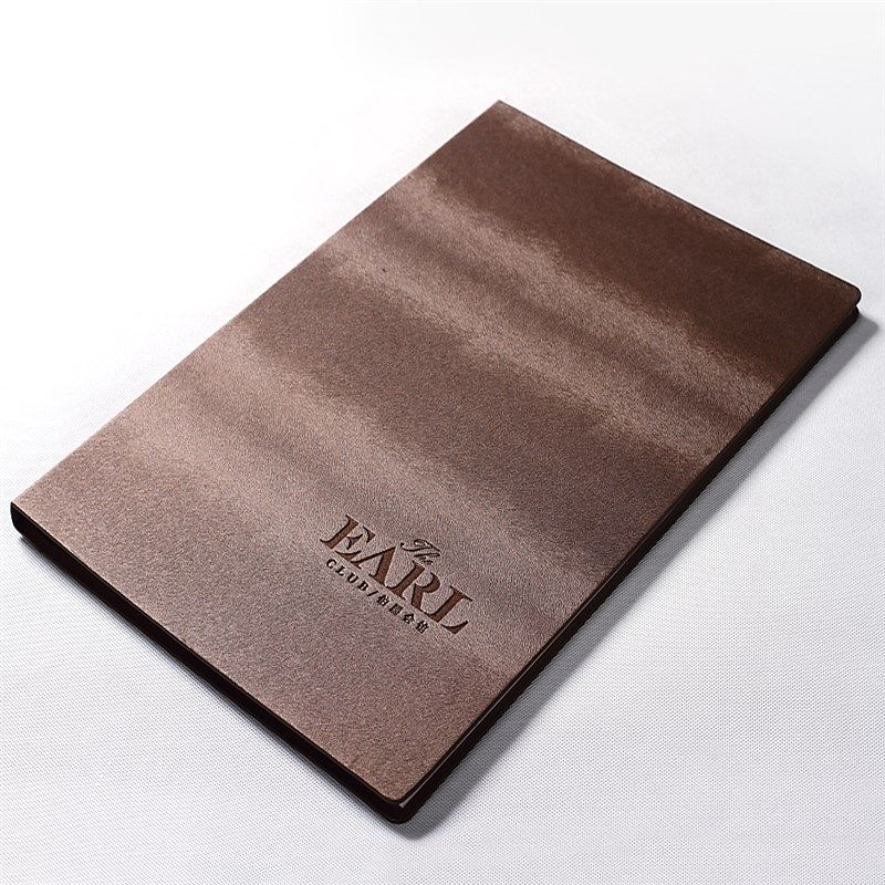 菜谱制作皮面A4活页菜单本设计订做餐牌酒水单茶谱价目表现货