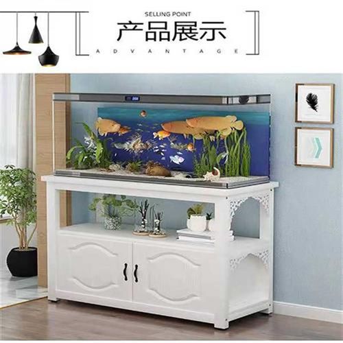 实木底柜金属底架底座不锈钢草缸支架架子铁艺鱼缸柜家庭鱼缸水族