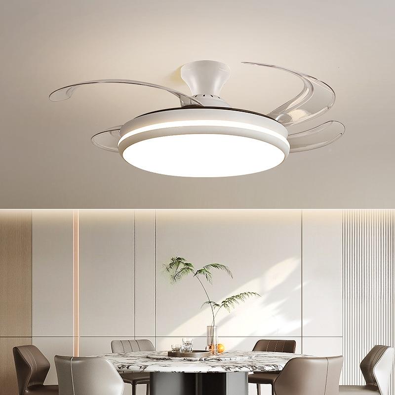 简风扇灯2极025新电款吊扇吸顶扇1隐形家用客厅餐厅卧室带一体吊