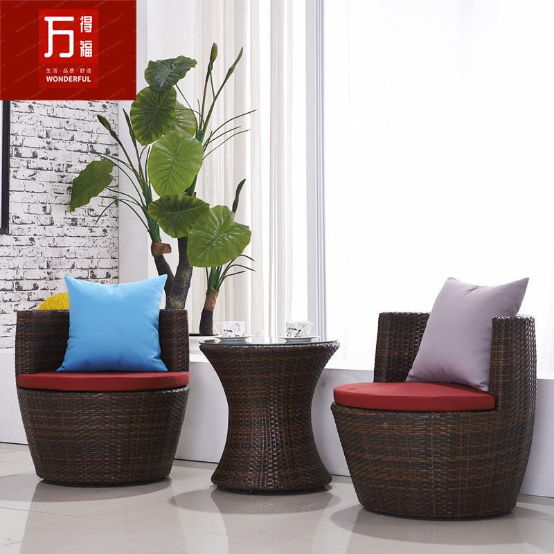 户外桌椅别墅院花桌园椅休闲露台藤庭椅铁A-039艺桌椅外组合室编