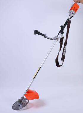 48v-7v刷后无置电动割功NYQ草机园林充电式除2草机多能手持除草机