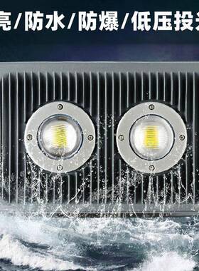 低投光灯户外防水6直压流50100w2QJ22091900w隧道w仓库灯船用243v