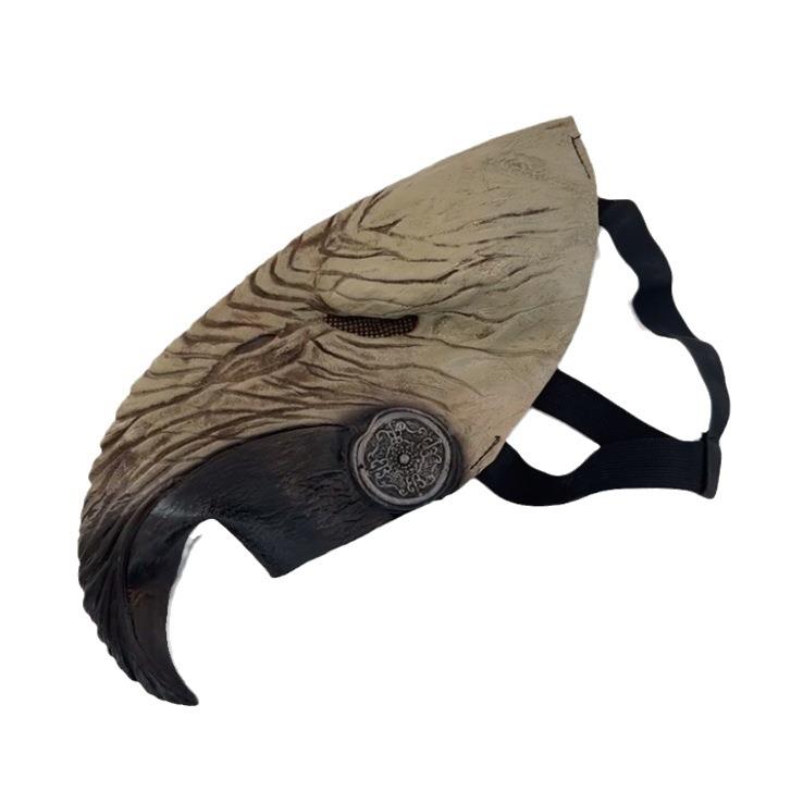 黑万圣o节瘟疫医生面具蒸汽朋克鸟嘴死病毒c655slay乳胶头套面p具