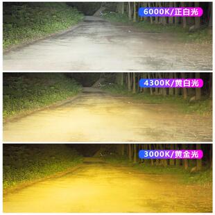 8前-22款长安光神骐T20专用大灯近光远车K803灯改装三色1白光灯泡