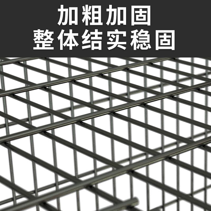 无欧美折叠00002狗物无底狗笼加粗大型笼双门宠笼猫笼狗笼底狗笼